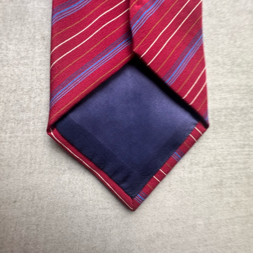 Harrod’s of London Vintage Striped Silk Tie - Picture 4 of 6